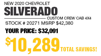 2020 Chevy Silverado Custom
