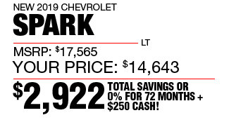 $2,922 Total Savings or 0% for 72 months + $250 Cash!