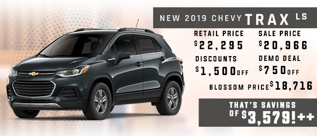 NEW 2019 CHEVY TRAX LS