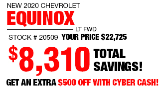 2020 Chevy Equinox LT FWD