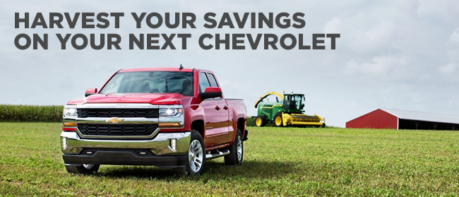 Harvest Your Savings On Your Next Chevrolet