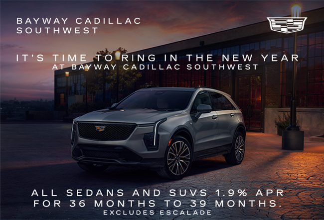 Bayway Cadillac Southwest - It's time to ring in the new year