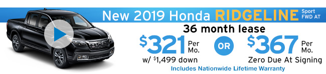 2019 Honda Ridgeline