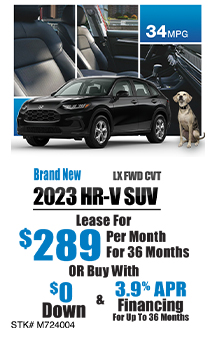 New 2023 Honda HR-V SUV