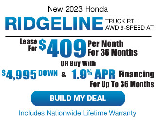 New 2023 Honda Ridgeline