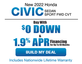 New 2022 Honda Civic Sedan