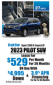 New 2022 Honda Pilot SUV