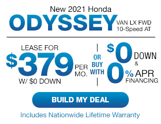 New 2021 Honda Odyssey
