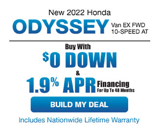 New 2022 Honda Odyssey