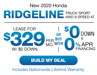 New 2020 Honda Ridgeline
