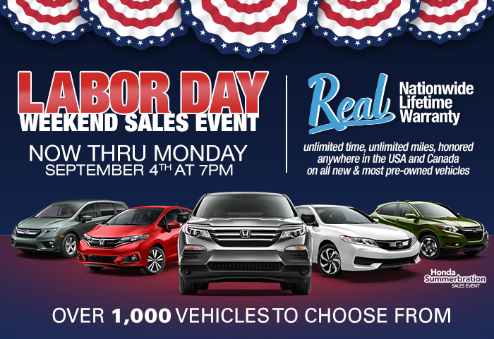 Labor Day Weekend Sales Event