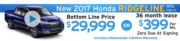 2017 Honda Ridgeline RTS