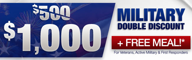 $1,000 Military Rebate