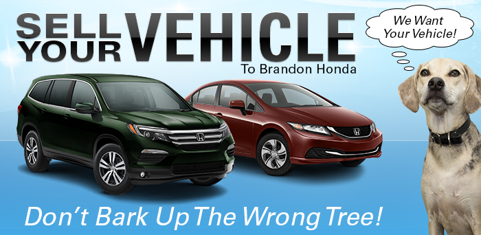 Sell Your Vehicle To Brandon Honda!