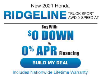 New 2021 Honda Ridgeline
