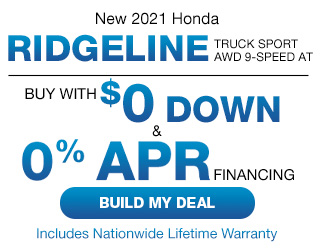 New 2021 Honda Ridgeline