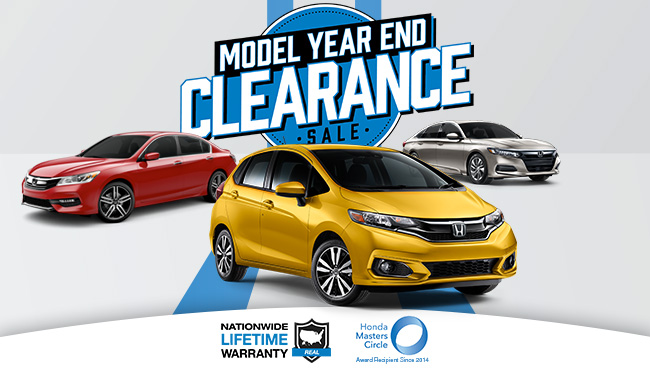 Model Year End Clearance Sale