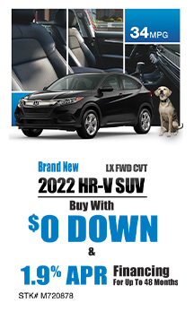 New 2022 Honda HR-V SUV