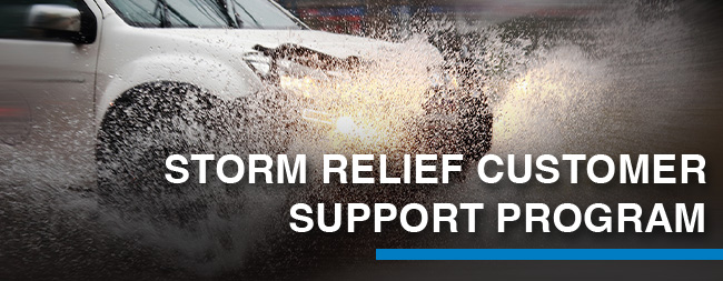 storm relief customer support program