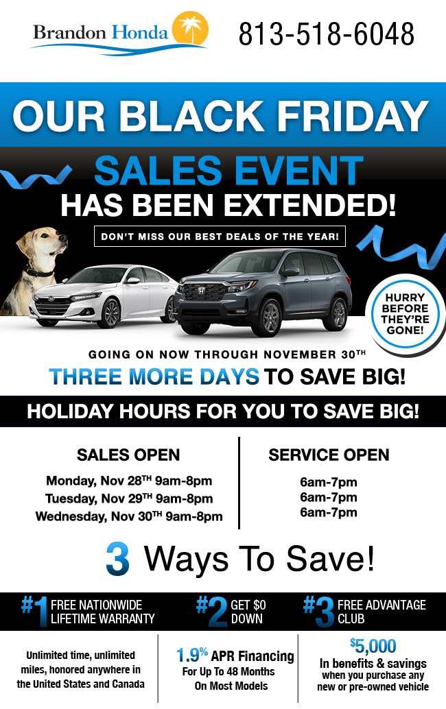 3 ways to save - Black Friday Weekend Sales Event