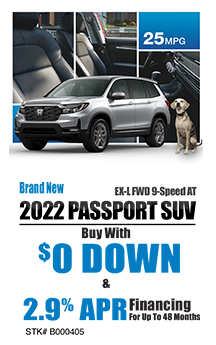 New 2022 Honda Passport SUV