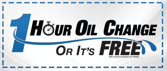 Oil Change In 1 Hour Or Its Free Coupon