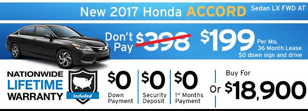 Honda Accord Specials