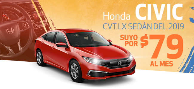 Honda Civic CVT LX Sedán del 2019
