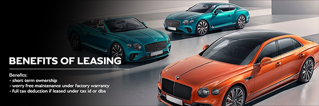 Benefits of leasing a Bently