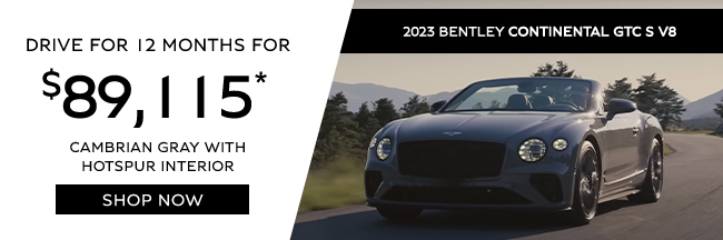 2023 Bentley Continental GTC S V8