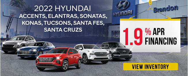 2022 Hyundai Accents, elantras, Sonata, Kona, Tucson, Santa Fe and Santa cruz