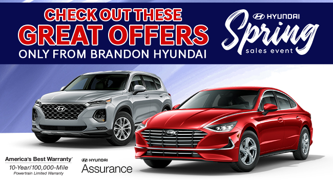 Check Out These Great Offers Only From Brandon Hyundai