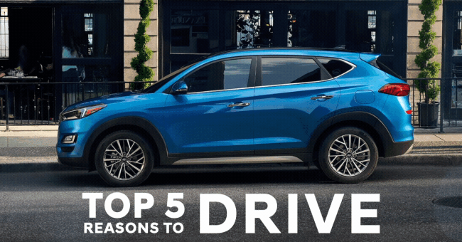 Top 5 reasons to drive