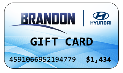 Brandon Hyundri Gift Card