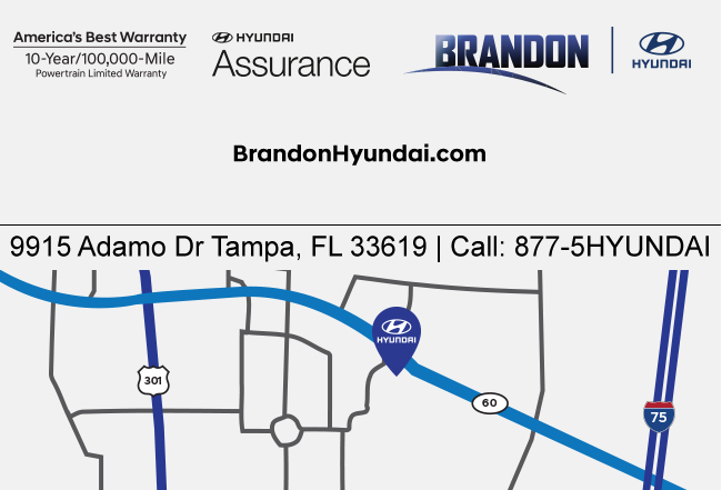 Map to Brandon Hyundai