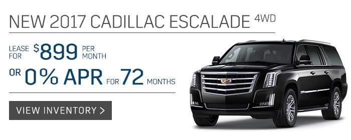 New 2017 Cadillac Escalade 4WD