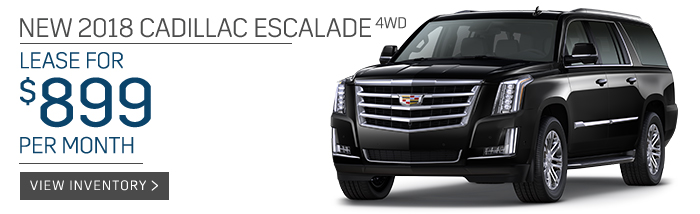New 2018 Cadillac Escalade 4WD