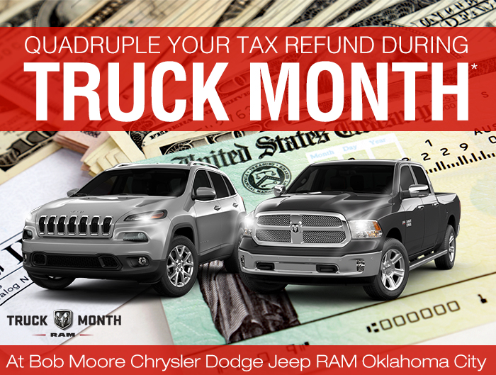 Quadruple Your Tax Refund During Truck Month*