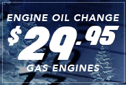 Gas Engine Oil Change