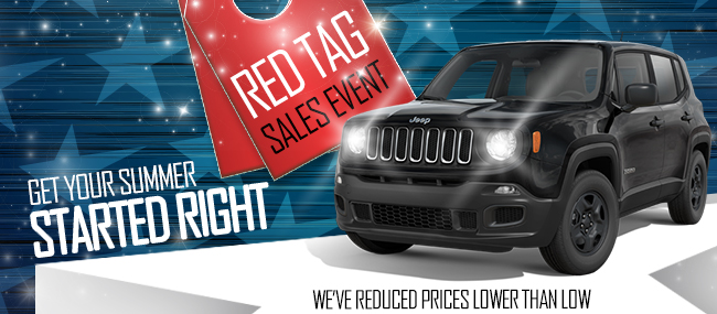 The Red Tag Sales Event Is On