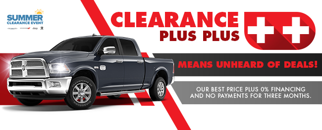 Clearance Plus Plus Means Unheard of Deals!