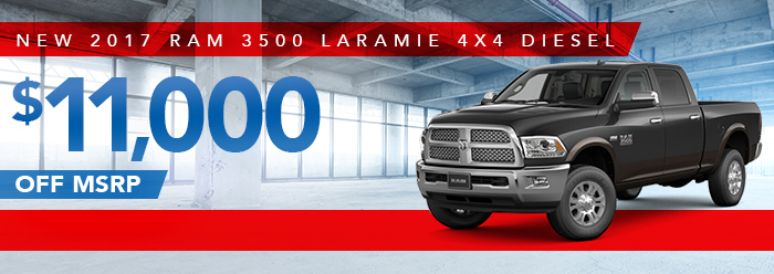 New 2017 Ram 3500 Laramie