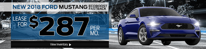 New 2018 Ford Mustang Ecoboost Fastback