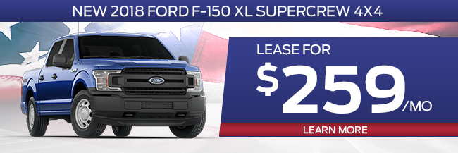 New 2018 Ford F-150 XL SuperCrew 4x4
