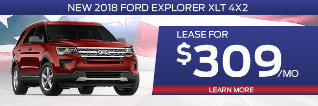 New 2018 Ford Explorer XLT 4X2 