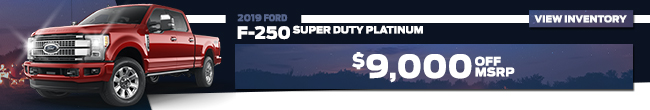 2019 Ford F-250 Super Duty Platinum
