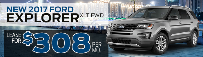 New 2017 Ford Explorer XLT FWD