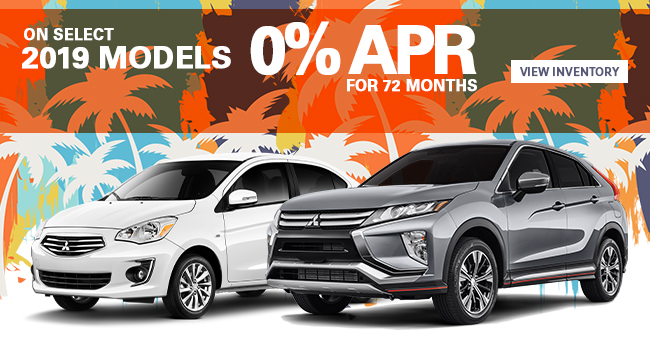 0% APR for 72 Months on select 2019 Models