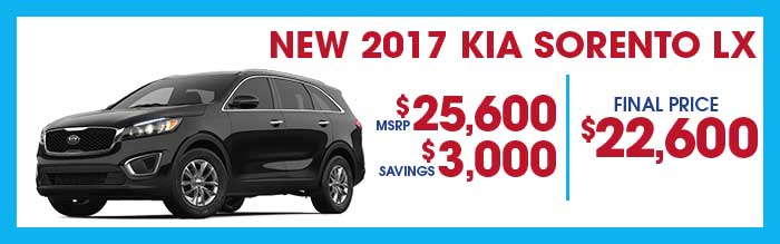 New 2017 Kia Sorento