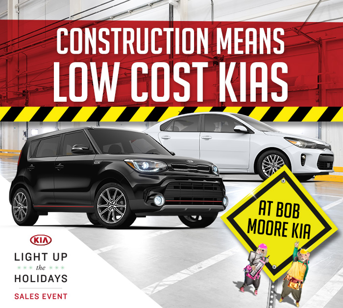 Construction Means Low Cost Kia! 